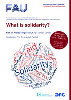 Zum Artikel "Workshop „Transnational Solidarity in Crisis“ 23. – 25.11.2022 in Erlangen"
